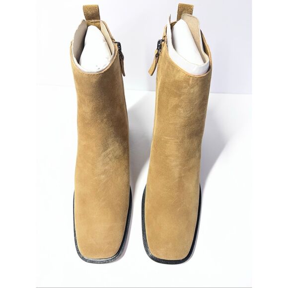 Everlane The City Boot Toasted Almond Suede Size 8.5 NWB - Picture 10 of 16